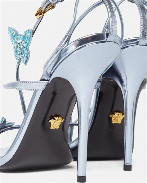 versace high heel butterfly|versace platform pumps.